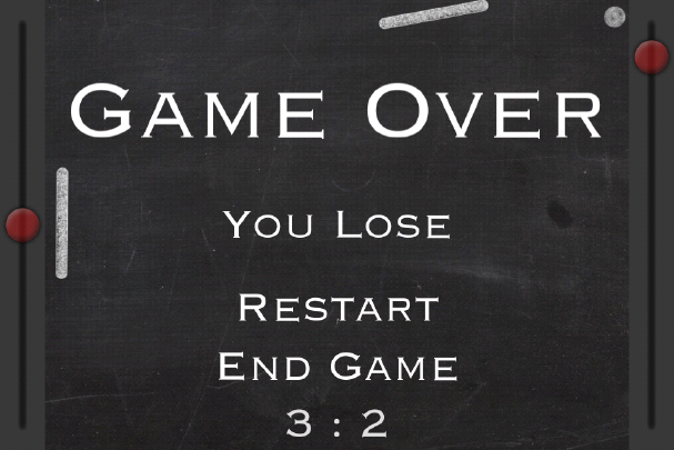 Game Over - You Lose